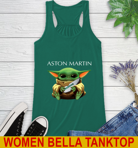 Star Wars Baby Yoda Hugs Aston Martin Car Shirt 41