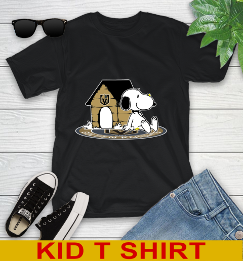 NHL Hockey Vegas Golden Knights Snoopy The Peanuts Movie Shirt Youth T-Shirt 2