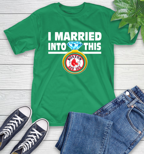 green boston red sox shirt