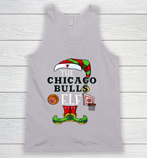 Chicago Bulls Christmas ELF Funny NBA Tank Top 3