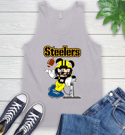 NFL Pittsburgh Steelers Mickey Mouse Disney Super Bowl Football T Shirt Tank Top 4