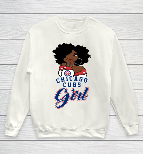Chicago Cubs Girl MLB Youth Sweatshirt 2