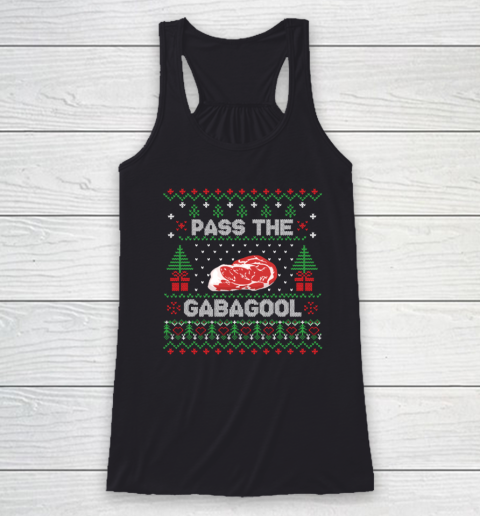 Pass the Gabagool Tacky Ugly Christmas Racerback Tank