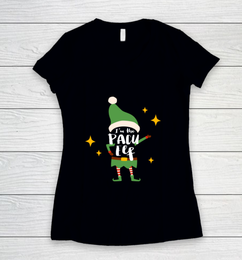 I m The PACU Elf Funny PACU Nurse Xmas Outfit Gifts Idea Women's V-Neck T-Shirt