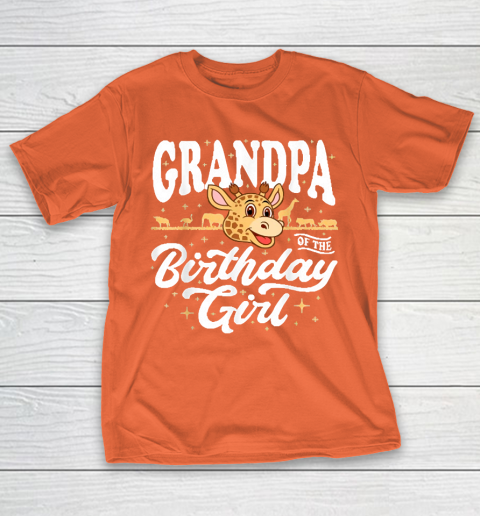 Grandpa Funny Gift Apparel  Grandpa Birthday Crew Jungle Safari Animals T-Shirt 4