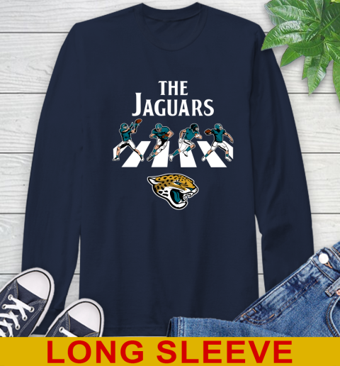 NFL Football Jacksonville Jaguars The Beatles Rock Band Shirt Long Sleeve T-Shirt 3