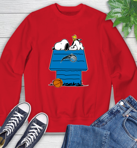 Orlando Magic NBA Basketball Snoopy Woodstock The Peanuts Movie Sweatshirt 10