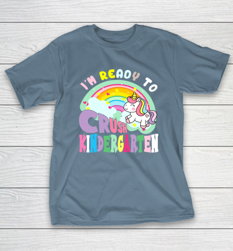 Back to school shirt ready to crush kindergarten unicorn T-Shirt 6