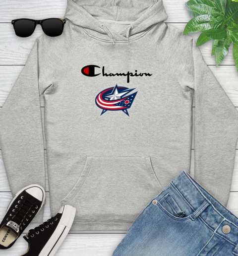 NHL Hockey Columbus Blue Jackets Champion Shirt Youth Hoodie