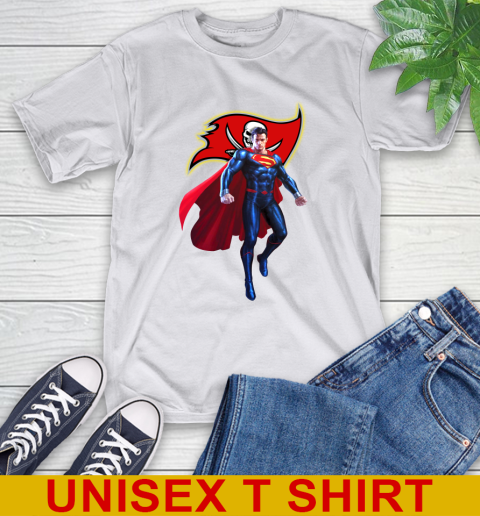 NFL Superman DC Sports Football Tampa Bay Buccaneers T-Shirt 12