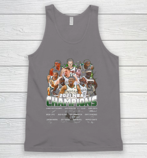 Milwaukee Bucks Championship shirt Milwaukee Basketball Bucks Finals 2021 Tank Top 6