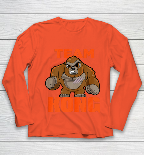 Kids Godzilla vs Kong Official Team Kong Cute Kids Youth Long Sleeve 3