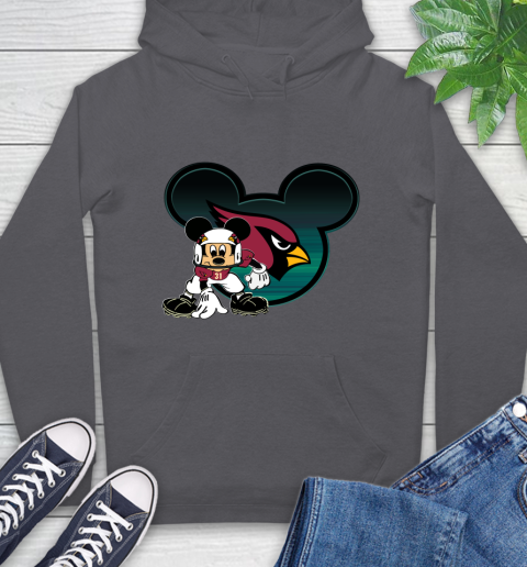 NFL Arizona Cardinals Mickey Mouse Disney Football T Shirt Hoodie 7