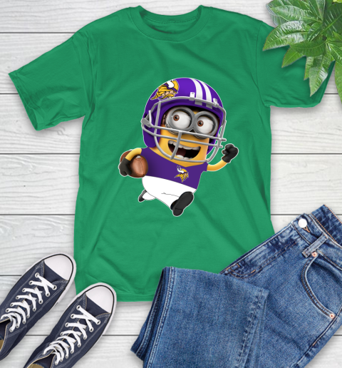 NFL Minnesota Vikings Minions Disney Football Sports T-Shirt 7