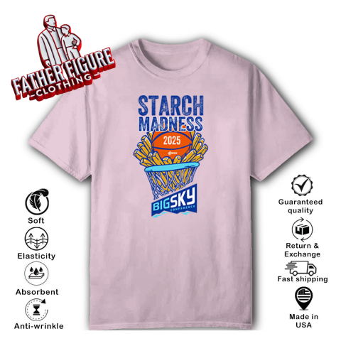 8mr0 starch madness big sky conference 2025 classic t shirt 2 front light pink