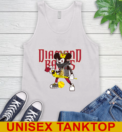 Arizona Diamondbacks MLB Baseball Mickey Peace Sign Sports Tank Top