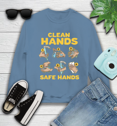 Nurse Shirt Washing Clean Hands Safe Hand Hygiene Wash Save T Shirt Sweatshirt 9