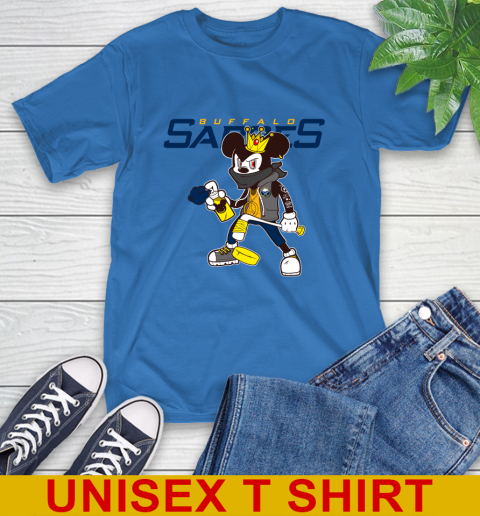 Buffalo Sabres NHL Hockey Mickey Peace Sign Sports T-Shirt 9