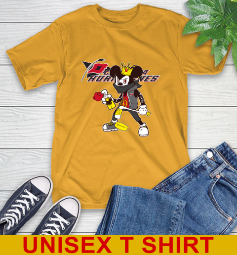 Carolina Hurricanes NHL Hockey Mickey Peace Sign Sports T-Shirt 3