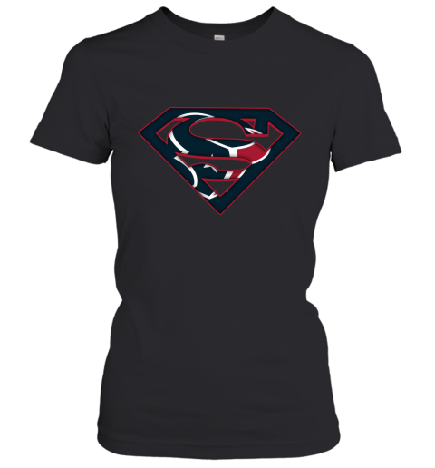 We Are Undefeatable The Houston Texans x Superman NFL Women's T-Shirt