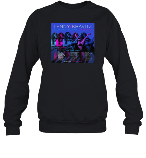 Lenny Kravitz Blue Electric Light 2025 Tour Sweatshirt