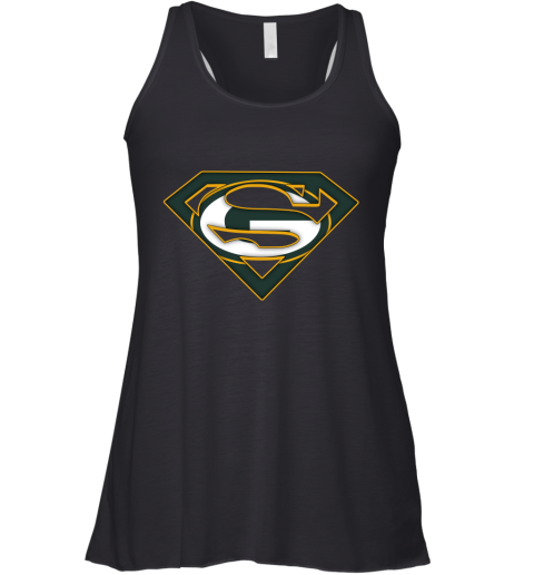 We Are Undefeatable The Green Bay Packers x Superman NFL Racerback Tank