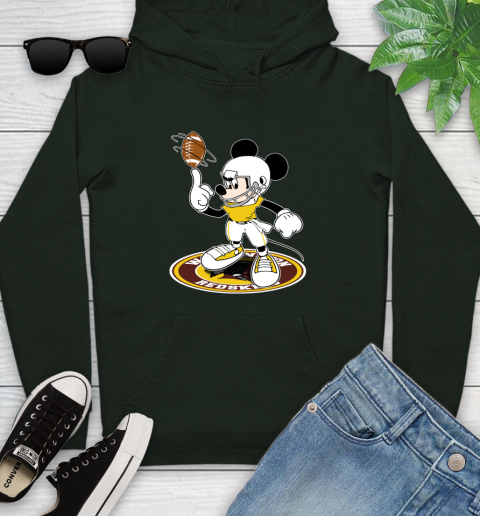 NFL Football Washington Redskins Cheerful Mickey Disney Shirt Youth Hoodie 12