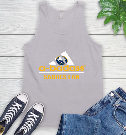 NHL A Badass Buffalo Sabres Fan Adidas Hockey Sports Tank Top 3