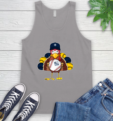 Tampa Bay Rays Turkey thanksgiving Tank Top 4