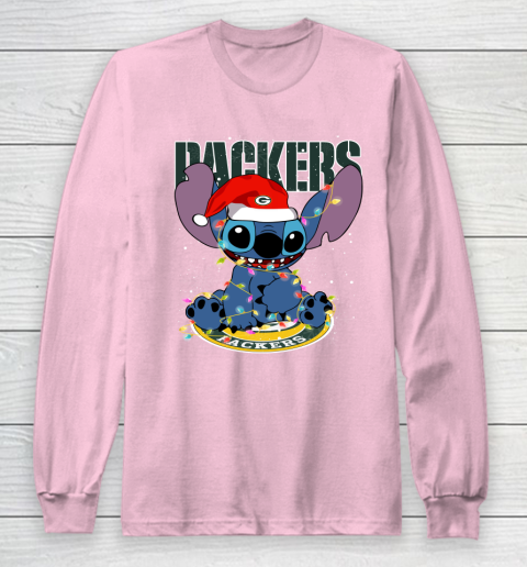 Green Bay Packers NFL Football noel stitch Christmas Long Sleeve T-Shirt 6