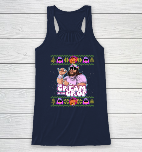 Macho The Cream of The Crop,Wrestling Ugly Christmas Racerback Tank 5