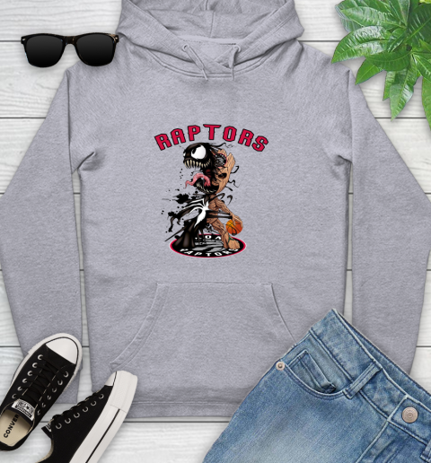 NBA Toronto Raptors Basketball Venom Groot Guardians Of The Galaxy Youth Hoodie 6