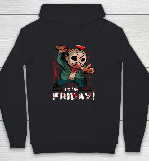 Friday 13th Jason Funny Halloween Horror Graphic Horror Movie Youth Hoodie