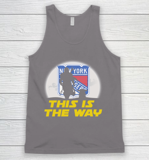 New York Rangers NHL Ice Hockey Star Wars Yoda And Mandalorian This Is The Way Tank Top 6