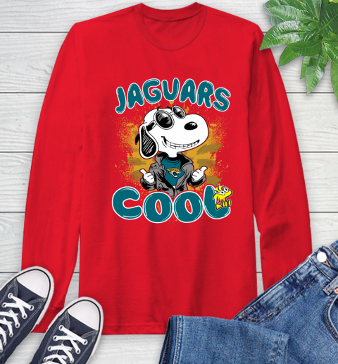 NFL Football Jacksonville Jaguars Cool Snoopy Shirt Long Sleeve T-Shirt 12
