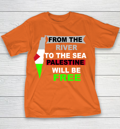 From The River To The Sea Palestine Will Be Free Shirt Youth T-Shirt 4