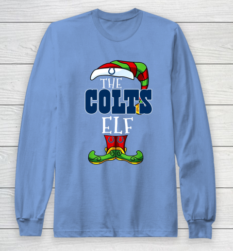 Indianapolis Colts Christmas ELF Funny NFL Long Sleeve T-Shirt 8