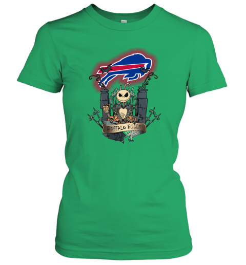 NFL Buffalo Bills Football Jack Skellington Halloween T-Shirt