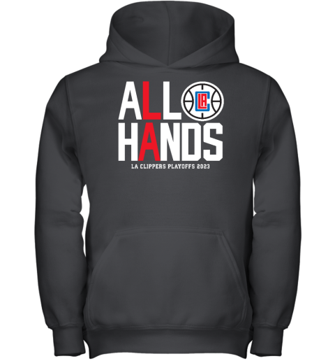 Farbod Esnaashari All Hands La Clippers Playoffs 2023 Youth Hoodie