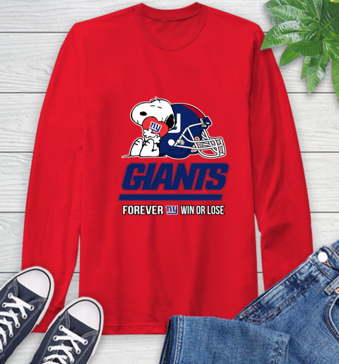 NFL The Peanuts Movie Snoopy Forever Win Or Lose Football New York Giants 67