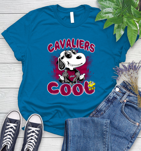 NBA Basketball Cleveland Cavaliers Cool Snoopy Shirt Women's T-Shirt 8