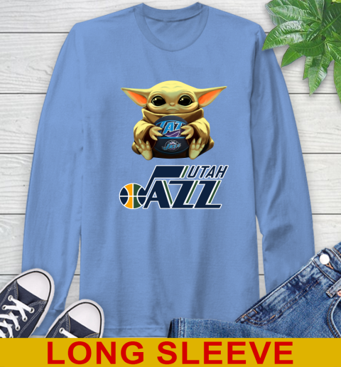 NBA Basketball Utah Jazz Star Wars Baby Yoda Shirt 68