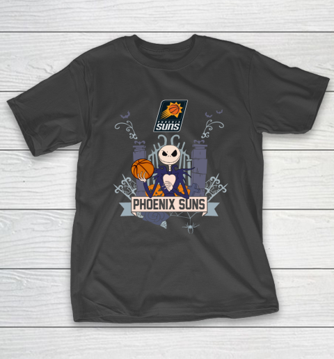 NBA Phoenix Suns Basketball Jack Skellington Halloween T-Shirt