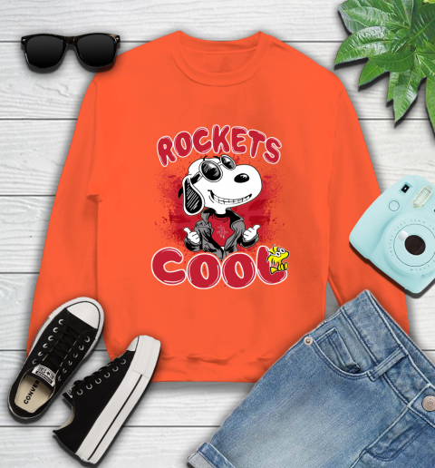 NBA Basketball Houston Rockets Cool Snoopy Shirt Sweatshirt 3