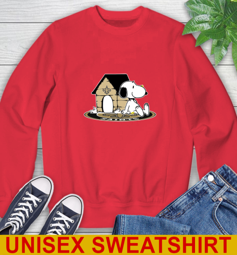 NFL Football New Orleans Saints Snoopy The Peanuts Movie Shirt Sweatshirt 10