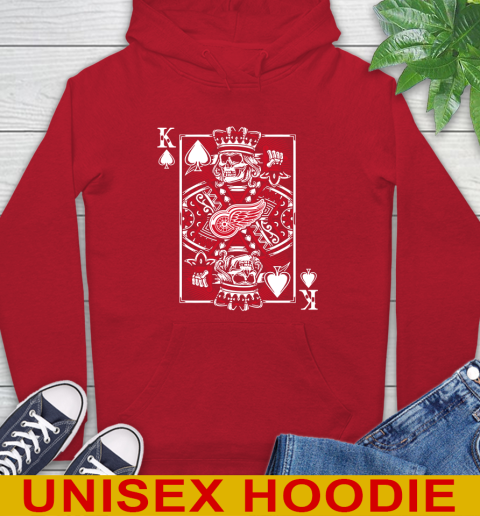 Detroit Red Wings NHL Hockey The King Of Spades Death Cards Shirt Hoodie 10