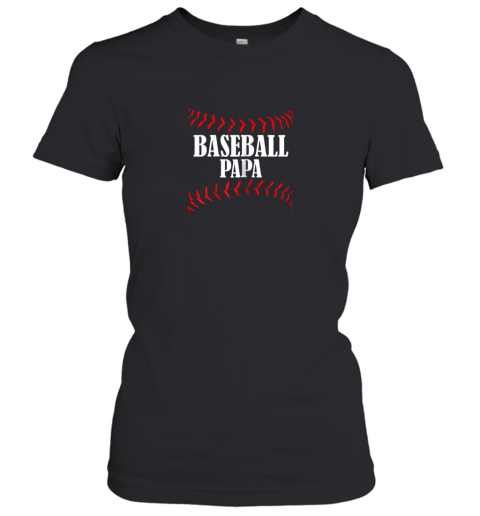 Baseball Papa Shirt Baseball Grandpa Grandfather Women's T-Shirt