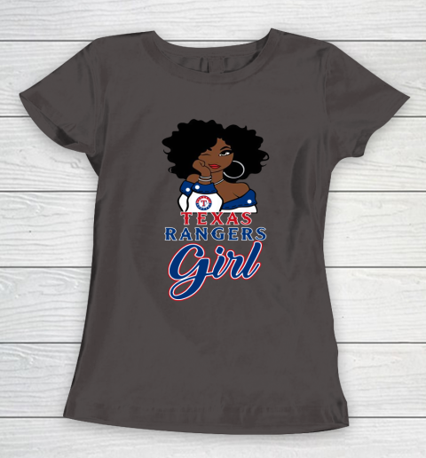 Texas Rangerss Girl MLB Women's T-Shirt 9