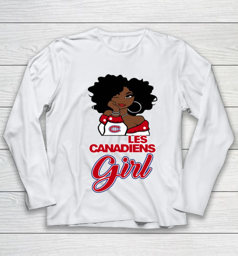 Montreal Canadiens Girl NHL Youth Long Sleeve 2