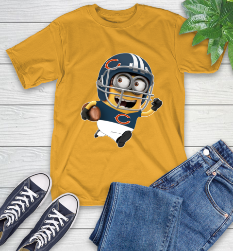 NFL Chicago Bears Minions Disney Football Sports T-Shirt 3